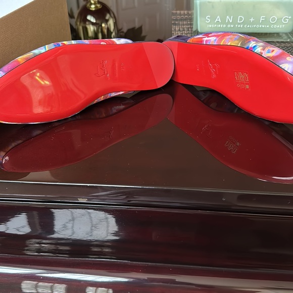 ⭐️⭐️⭐️SOLD ⭐️⭐️⭐️Christian Louboutin Navy Coolito Disco Mule Slippers - Picture 13 of 17